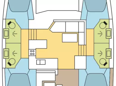 Pronajmout si Fountaine Pajot Astrea 42 v Bas du Fort