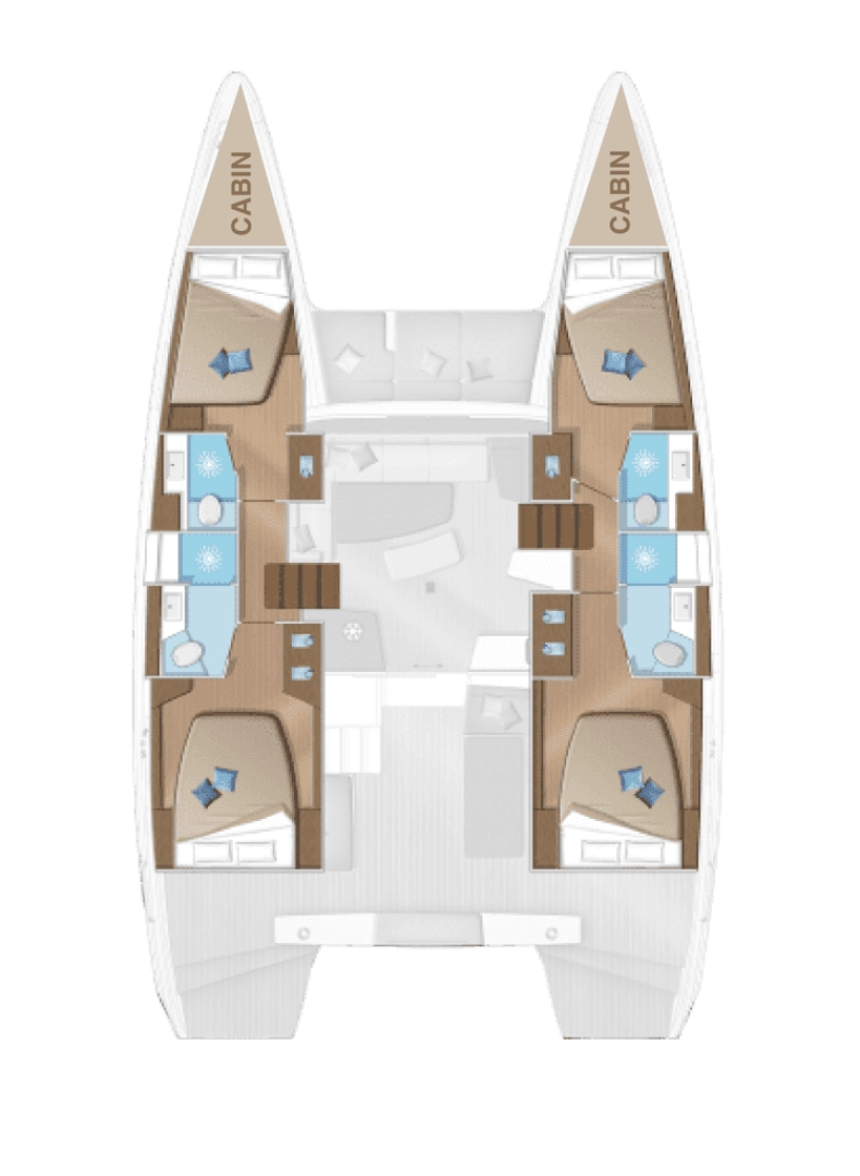 Pronájem jachty v Road Town -Lagoon Lagoon 42 na Samboatu