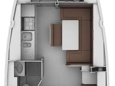 Pronájem jachty v Jezera -Bavaria Cruiser 40 S na Samboatu