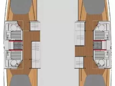 Pronájem Katamarán Fountaine Pajot s licencí