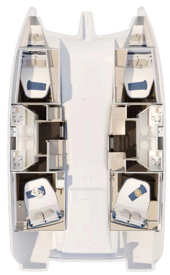 Fountaine Pajot Fountaine Pajot FP 41 Quatuor 4 jednotlivci a charterové společnosti v Trogir