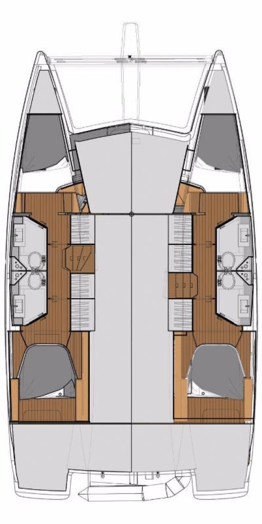 Pronájem Katamarán Fountaine Pajot s licencí