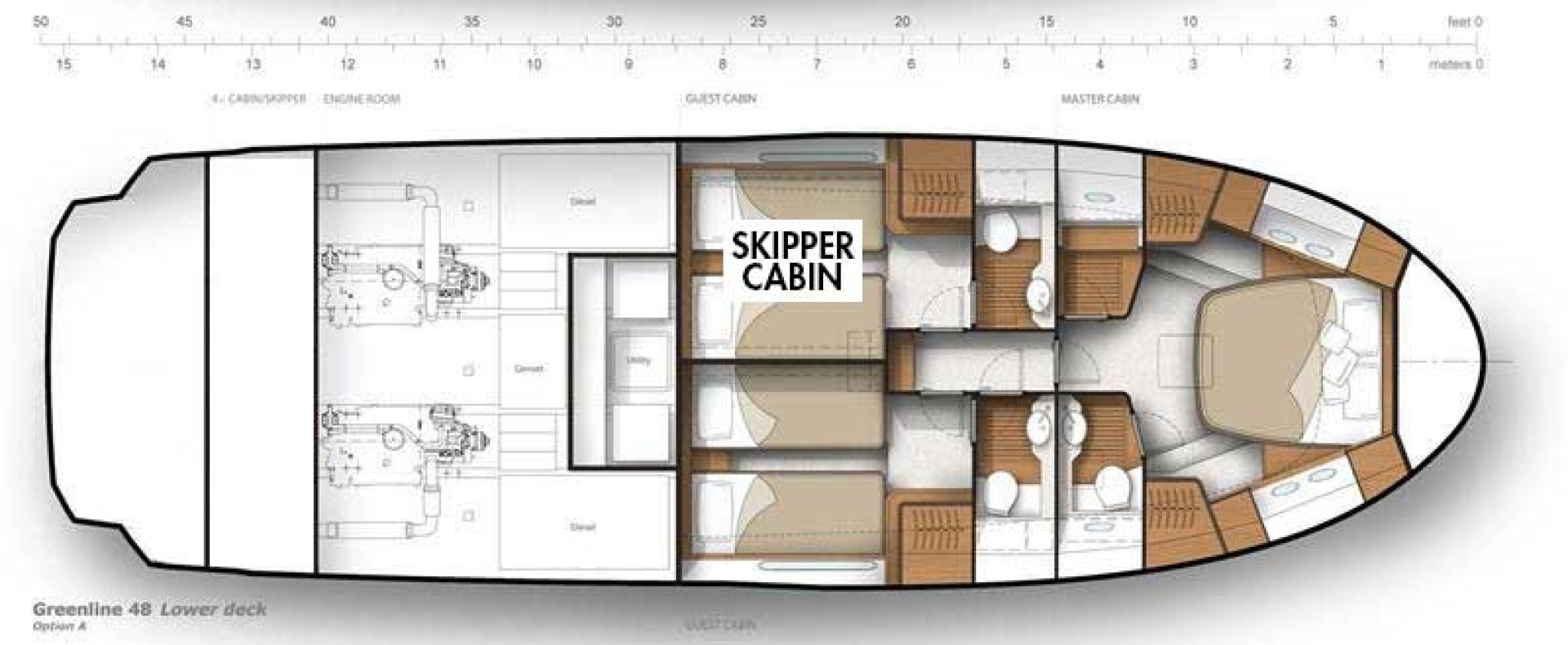 Pronájem Jachta v Portorož -Greenline Yachts Greenline 48 Fly
