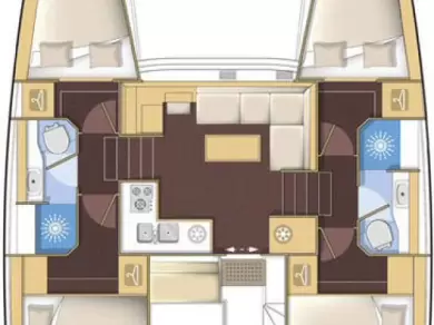 Pronájem Katamarán v Šibenik  -Lagoon Lagoon 39