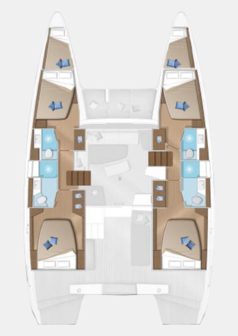 Pronájem lodi Šibenik  lákavé ceny Lagoon 42