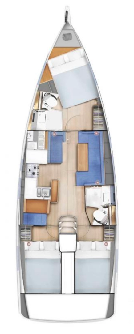 Pronájem jachty v Gouvia -Jeanneau Sun Odyssey 410 na Samboatu