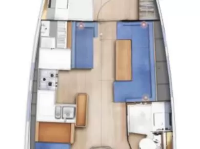 Pronájem jachty v Gouvia -Jeanneau Sun Odyssey 410 na Samboatu