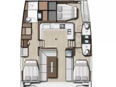 Pronájem jachty v Marsh Harbour -Bali Bali Catspace Voile na Samboatu