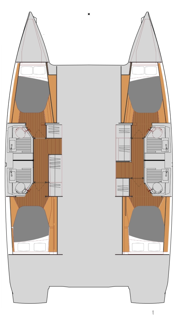 Pronájem jachty v Donji Seget -Fountaine Pajot Astrea 42 na Samboatu