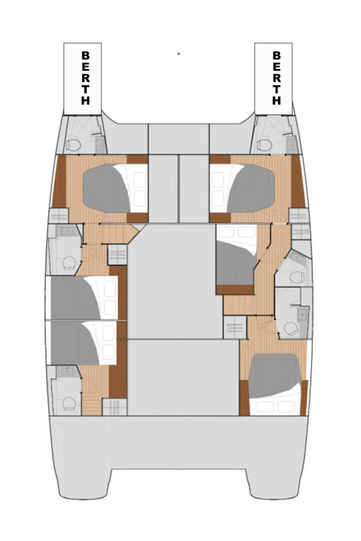 Pronájem Katamarán Fountaine Pajot s licencí
