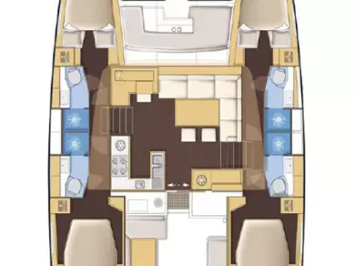 Pronajmout si Lagoon Lagoon 450 F v Road Town
