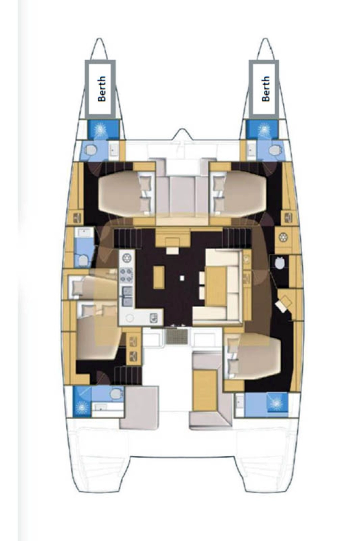 Pronájem Katamarán v Road Town -Lagoon Lagoon 52 F