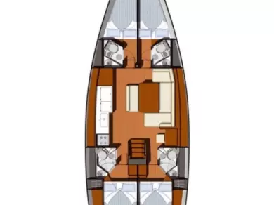 Pronájem lodi Kaštela lákavé ceny Sun Odyssey 49