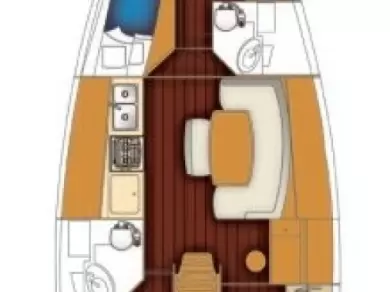 Pronajmout si Bénéteau Cyclades 43.4 v Trogir