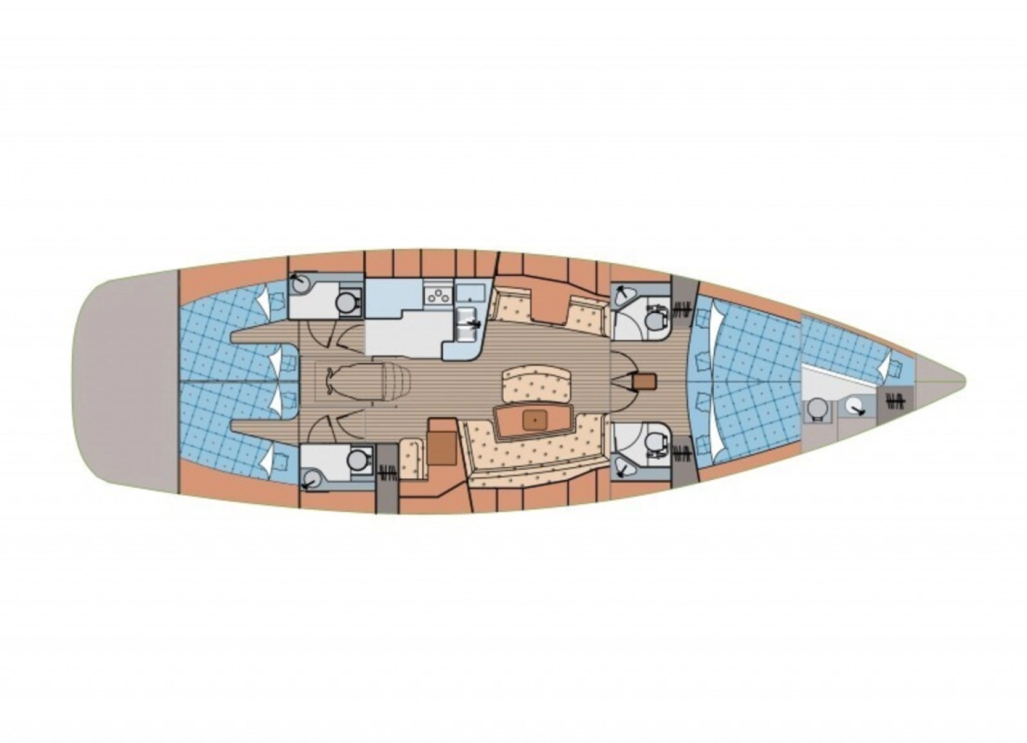 Pronájem lodi Elan Impression 514 v Pirovac na Samboatu