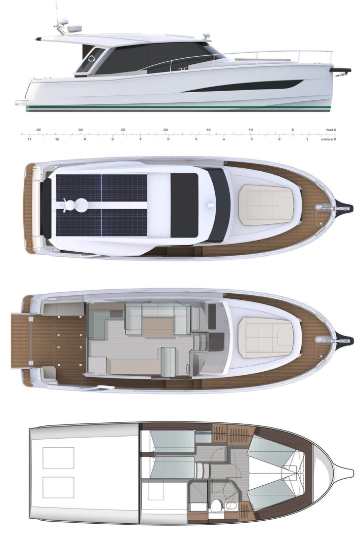 Pronájem Jachta v Pirovac -Greenline Yachts Greenline 39