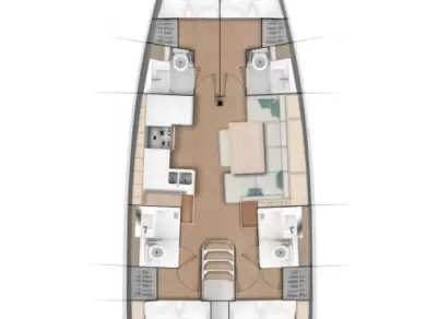 Pronájem lodi Jeanneau Sun Odyssey 490 v Lavrio na Samboatu