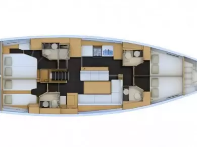 Pronájem Plachetnice Jeanneau s licencí