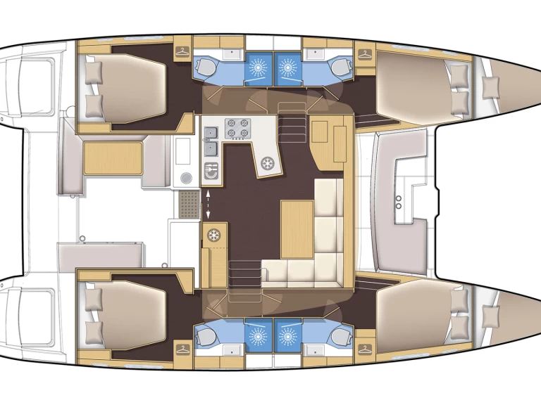 Pronájem lodi Preveza lákavé ceny Lagoon 450 F