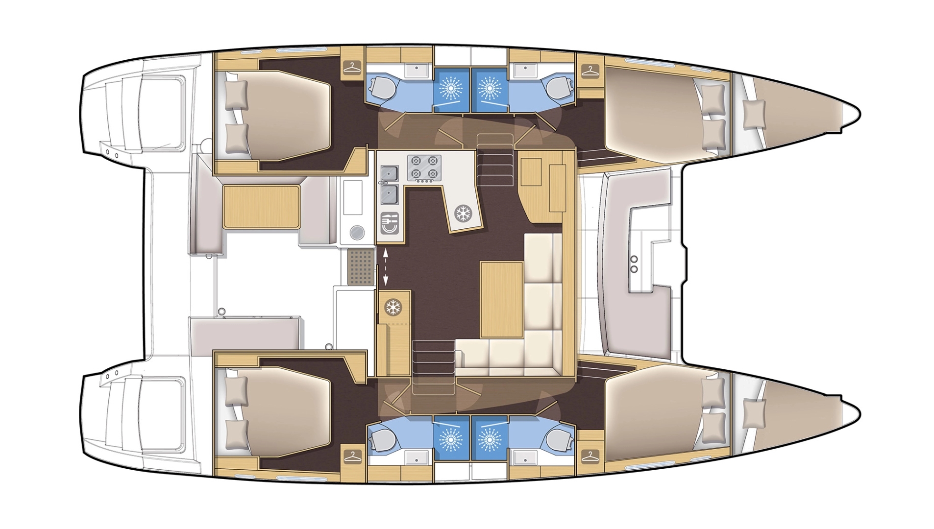 Pronájem lodi Preveza lákavé ceny Lagoon 450 F