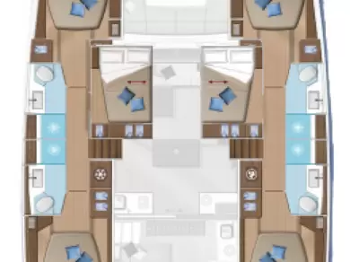 Pronájem lodi Lefkáda lákavé ceny Lagoon 50