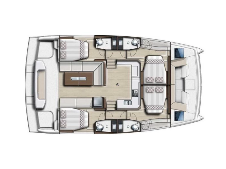 Bali Bali Catspace Voile jednotlivci a charterové společnosti v Le Marin