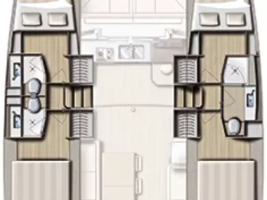 Pronájem Katamarán v Zadar -Bali Bali 4.0