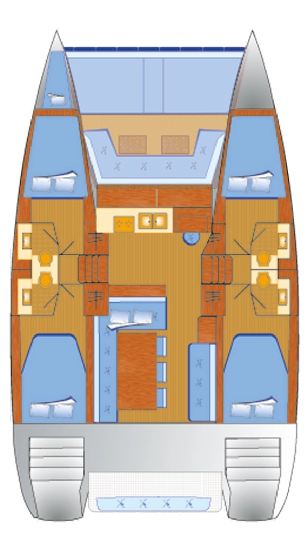 Pronajmout Katamarán se skipperem či ne Bali v Rogoznica