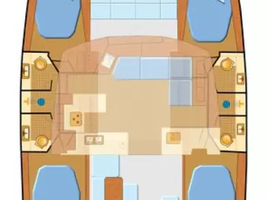 Pronajmout Katamarán se skipperem či ne Fountaine Pajot v Rogoznica