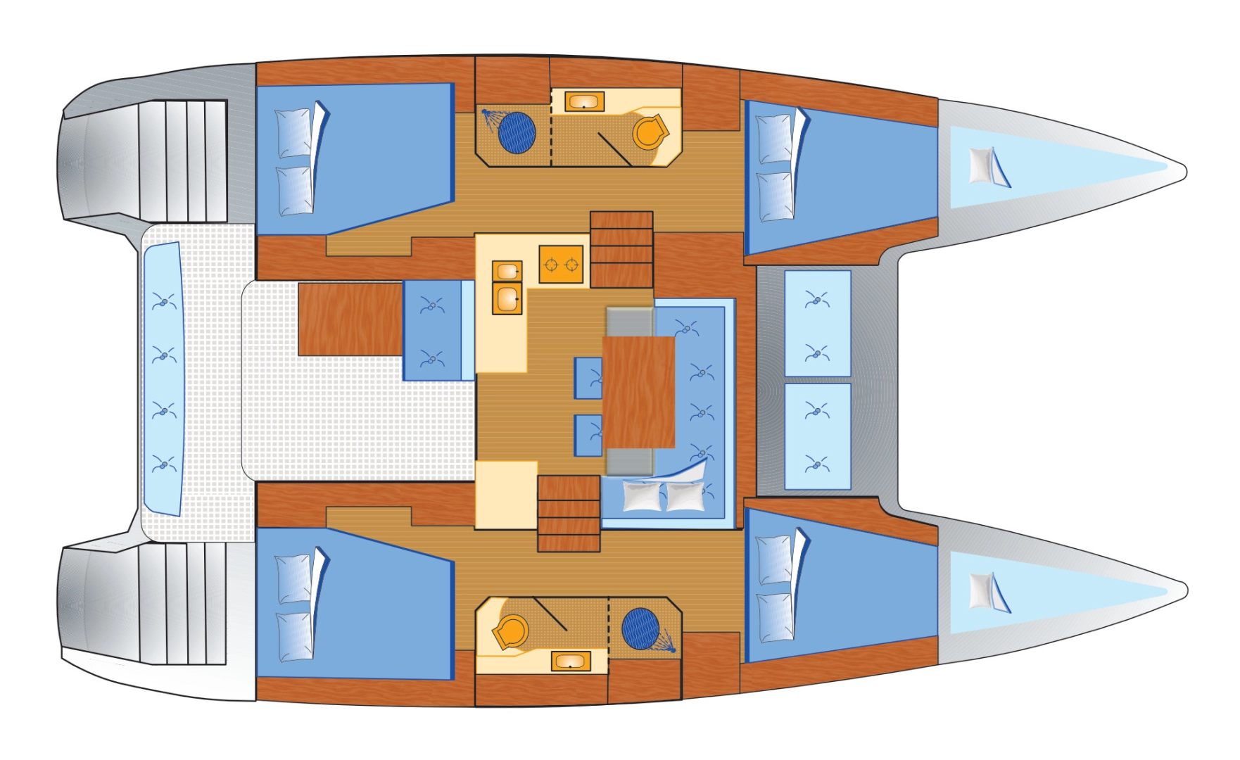 Pronájem lodi Punat lákavé ceny Lagoon 40