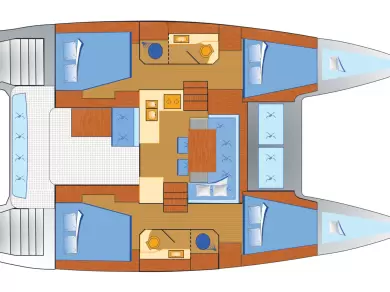 Pronájem lodi Punat lákavé ceny Lagoon 40