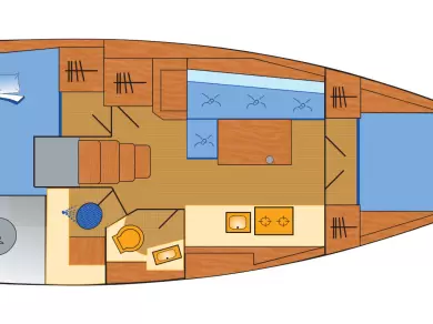 Pronájem lodi Rogoznica lákavé ceny Oceanis 38.1