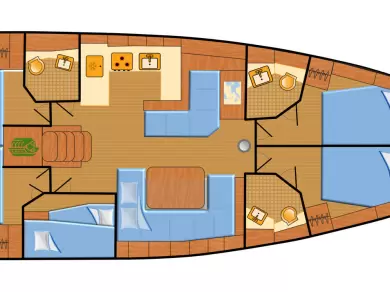 Bénéteau Oceanis 51.1 jednotlivci a charterové společnosti v Rogoznica