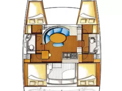 Pronajmout Katamarán se skipperem či ne Lagoon v Punat