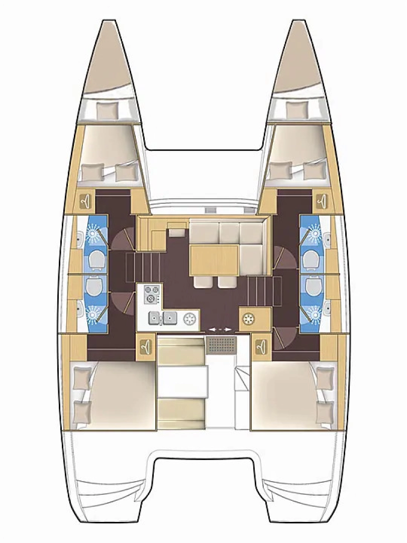 Pronajmout si Lagoon Lagoon 39 v Punat