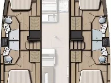 Pronájem jachty v Trogir -Bali Bali 4.4 na Samboatu