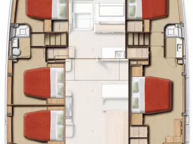 Pronájem lodi Rogoznica lákavé ceny Bali 5.8