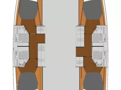 Pronájem jachty v Donji Seget -Fountaine Pajot Astrea 42 na Samboatu