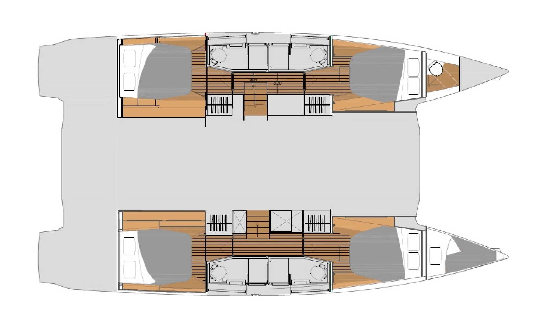 Pronajmout Katamarán se skipperem či ne Fountaine Pajot v Donji Seget
