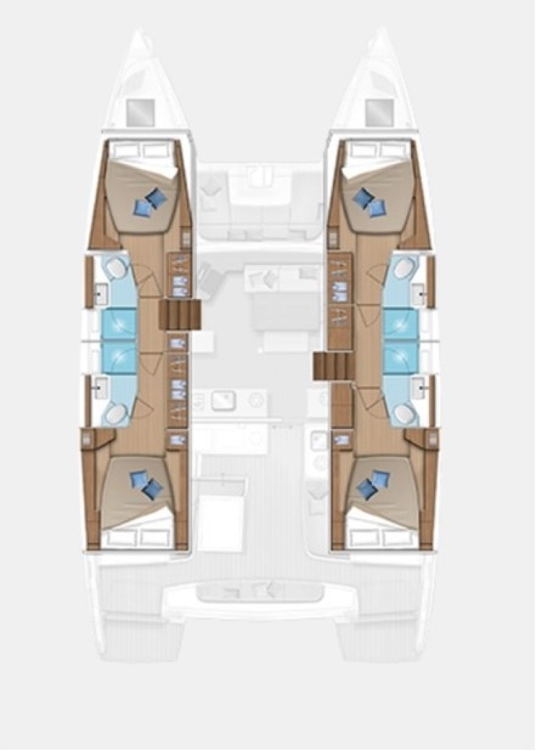 Pronájem lodi Lagoon Lagoon 46 v Trogir na Samboatu