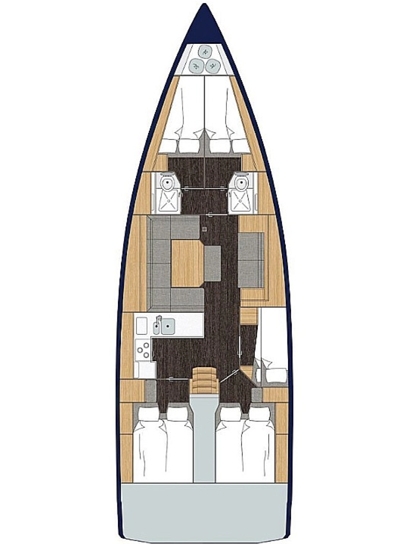 Pronájem jachty v Alimos -Bavaria Bavaria C45 na Samboatu