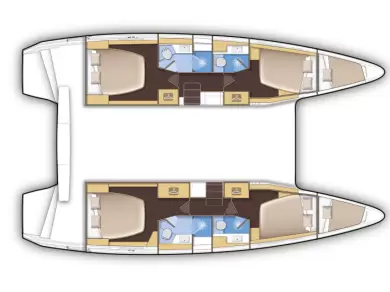 Pronajmout Katamarán se skipperem či ne Lagoon v Alimos