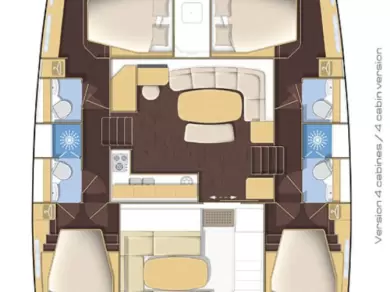 Lagoon Lagoon 421 jednotlivci a charterové společnosti v Turgutreis