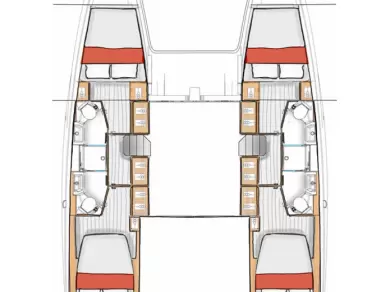 Pronájem jachty v Komolac -Excess Excess 13 - 4 + 2 cab. na Samboatu