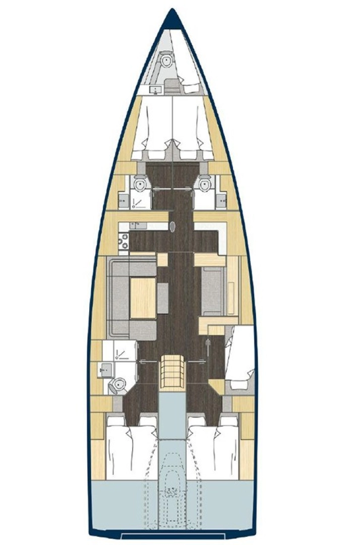 Pronájem lodi Bavaria Bavaria C57 v Split na Samboatu