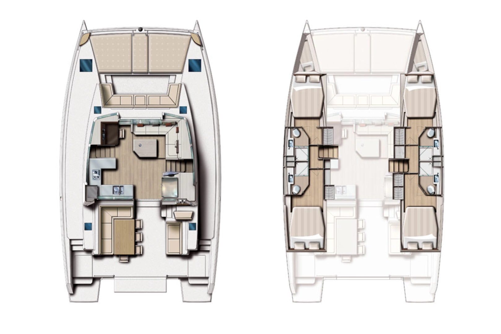 Pronájem lodi Bali Bali 4.5 v Donji Seget na Samboatu