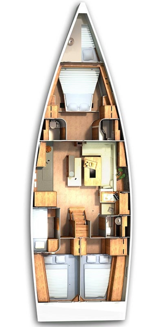 Pronajmout Plachetnice se skipperem či ne Hanse v Biograd Na Moru