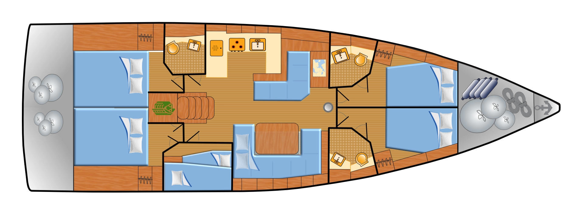 Pronajmout si Bénéteau Oceanis 51.1 v Can Pastilla