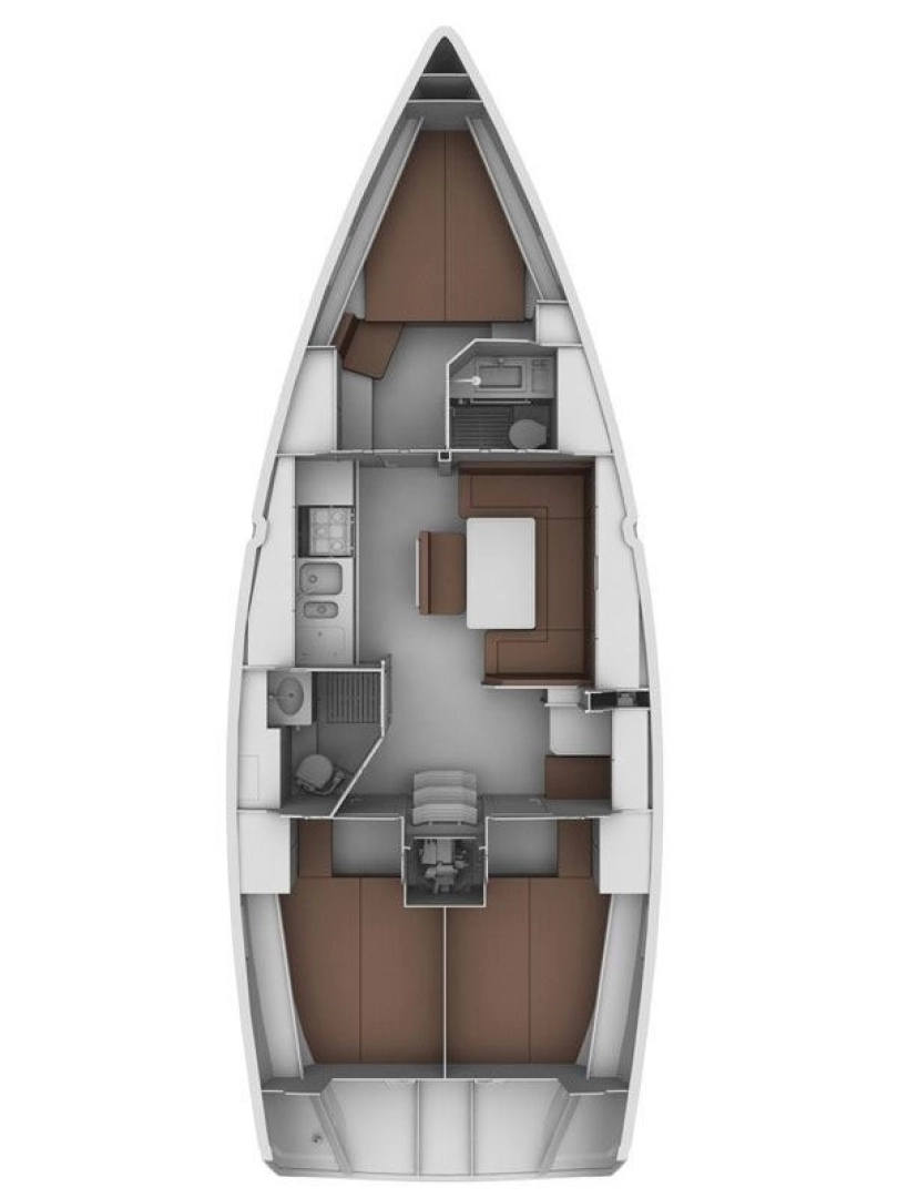 Pronájem Plachetnice v Sukošan -Bavaria Cruiser 40
