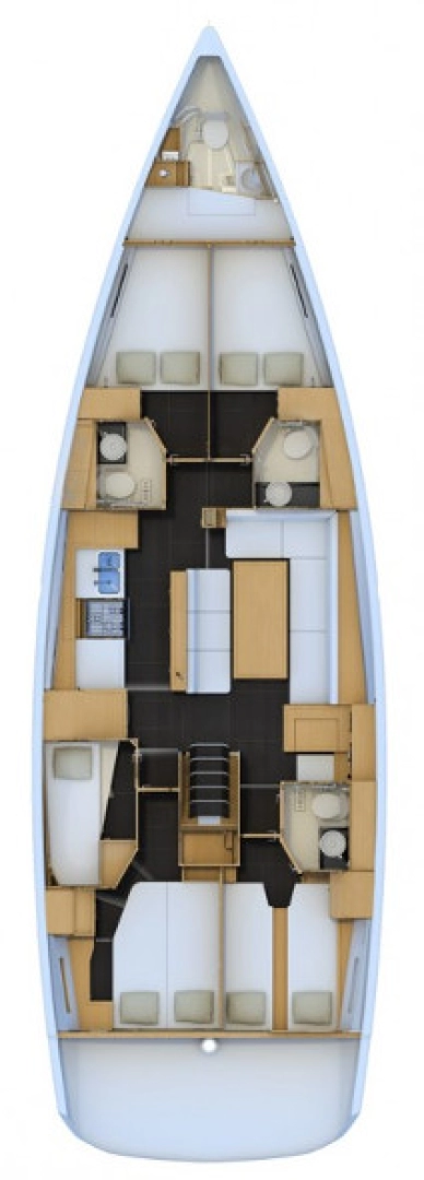 Pronajmout si Jeanneau Jeanneau 54 v Split